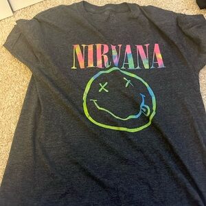 Nirvana Tie Die T Shirt